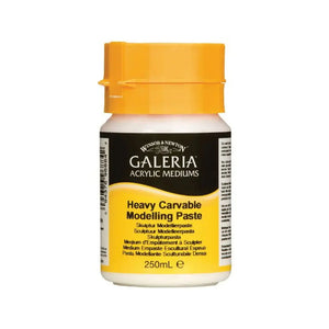 Winsor and Newton Galeria Acrylic Mediums - Heavy Carvable Modelling Paste Jar 250ml