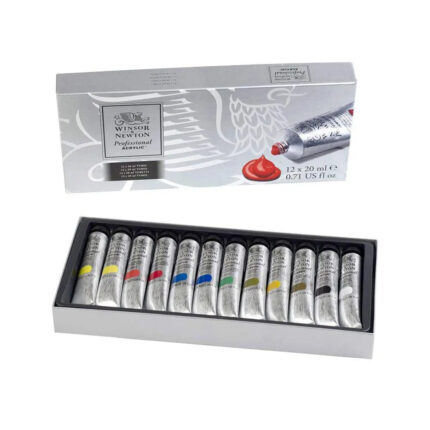 Winsor & Newton Professional Acrylic Colour 12X20 ml Tubes Set