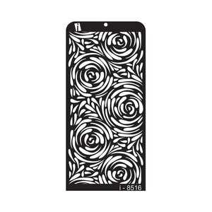 iCraft-Layering-Stencil-Rose-Pattern-4X8-8516-iCraft-1667636352.jpg iCraft Layering Stencil- 4X8 - 8516 Rose Pattern - Image 1