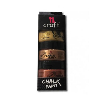 iCraft Metallic Chalk Paint Combo set of 3