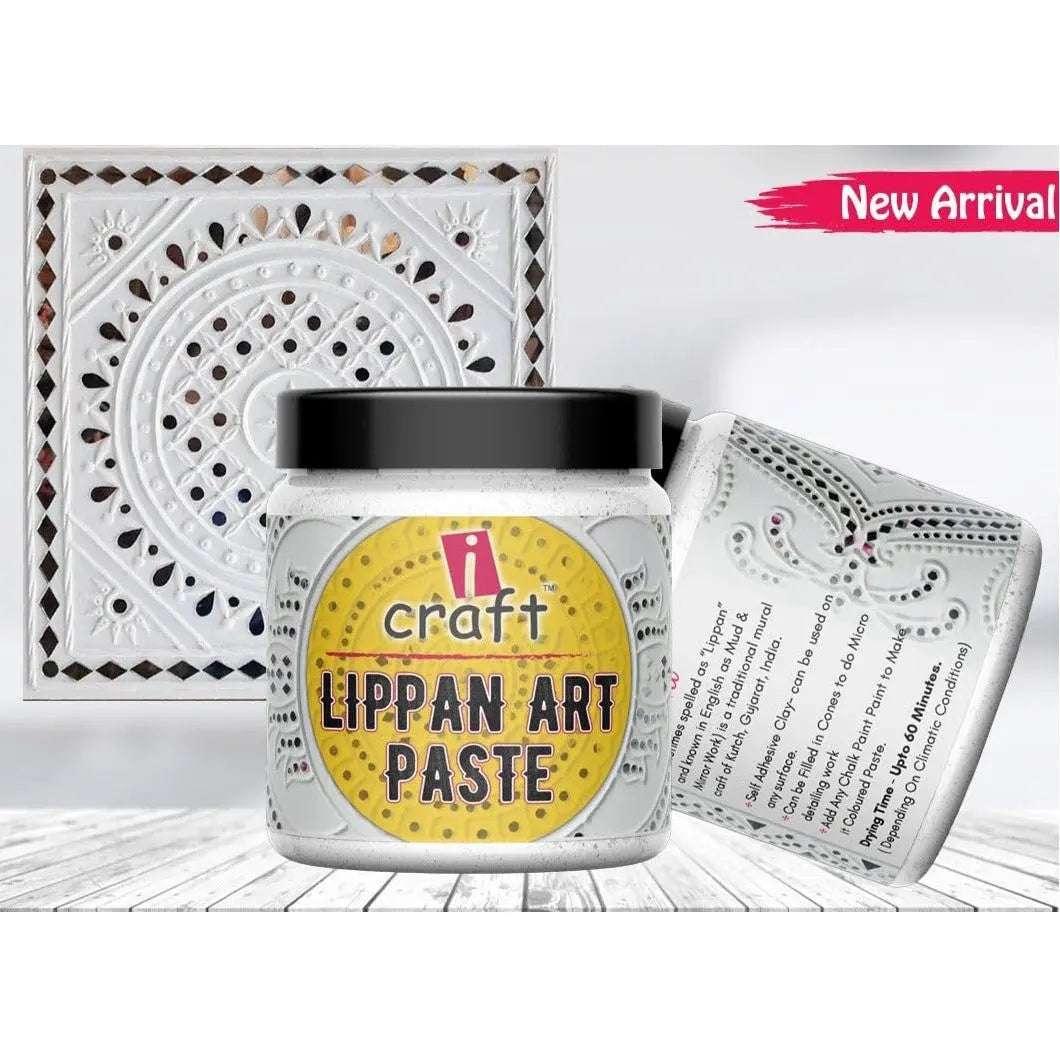 iCraft-White-Lippan-Art-Paste-For-Lippan-Art-300-Grams-iCraft-1691837103601.jpg iCraft White Lippan Art Paste - Image 1