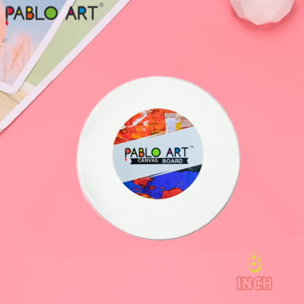 Pablo Art Round Stretched Canvas Board