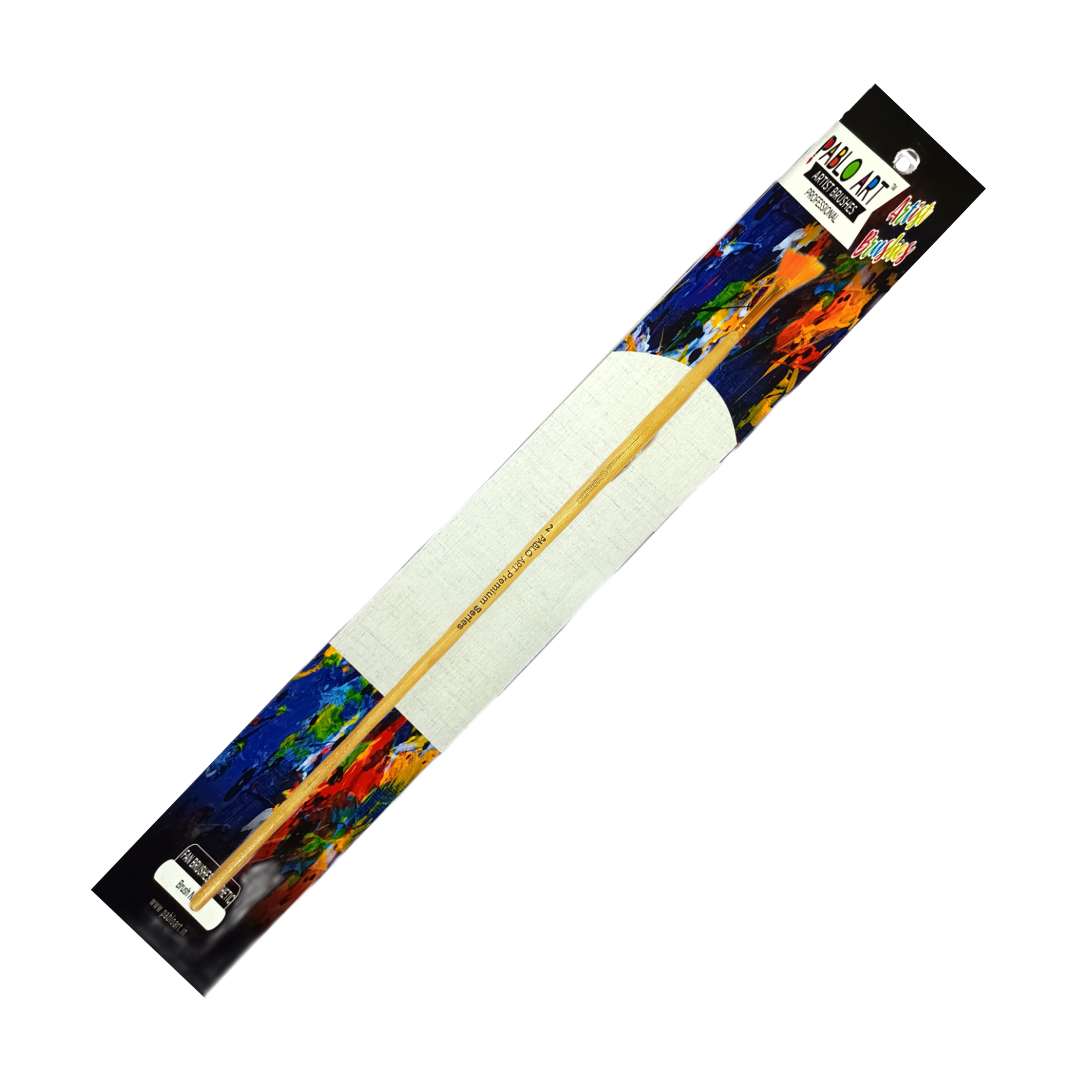 1-3-1.png Pablo Art Artists Premium Fan Synthetic Brush Size 2 - Image 1