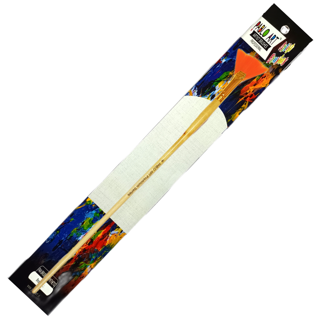 6-5.png Pablo Art Premium Fan Synthetic Brush Size 6 - Image 1