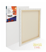 Pablo Art 12×14 Stretched Canvas Board, featuring premium cotton material, pre-stretched and primed, perfect for both acrylic and oil painting