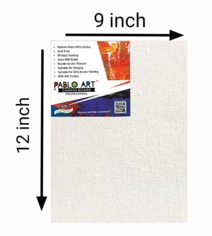Pablo Art 9×12 Drawing Canvas Board