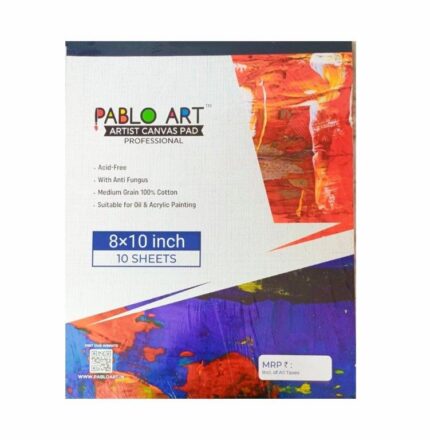 Pablo Art 8×10 Professional Artist Canvas Pad