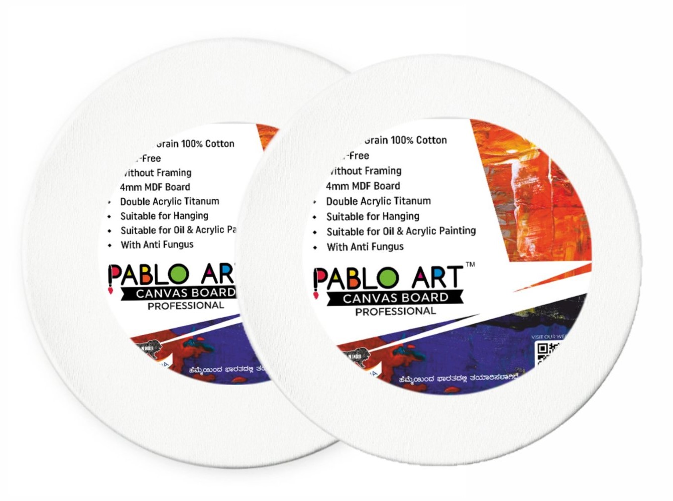 Capture-2024-01-09-18.23.56.jpg Pablo Art 6 inch Round Canvas Board A Creator’s Dream Surface - Image 1