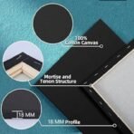 Pablo Art 10×12 Black Stretched Canvas Board - Image 3