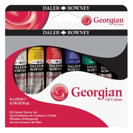 Daler Rowney Georgian Oil Colour Start Set - 6x22ml