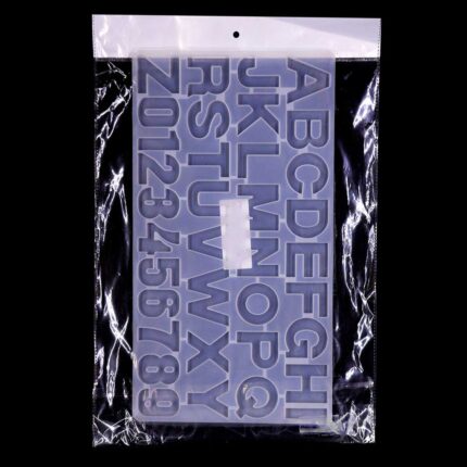 Alphabet and Number Resin Molds