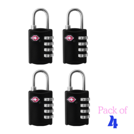 TSA Approved 4-Digit Combination Padlocks