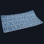 Silicone mould for resin