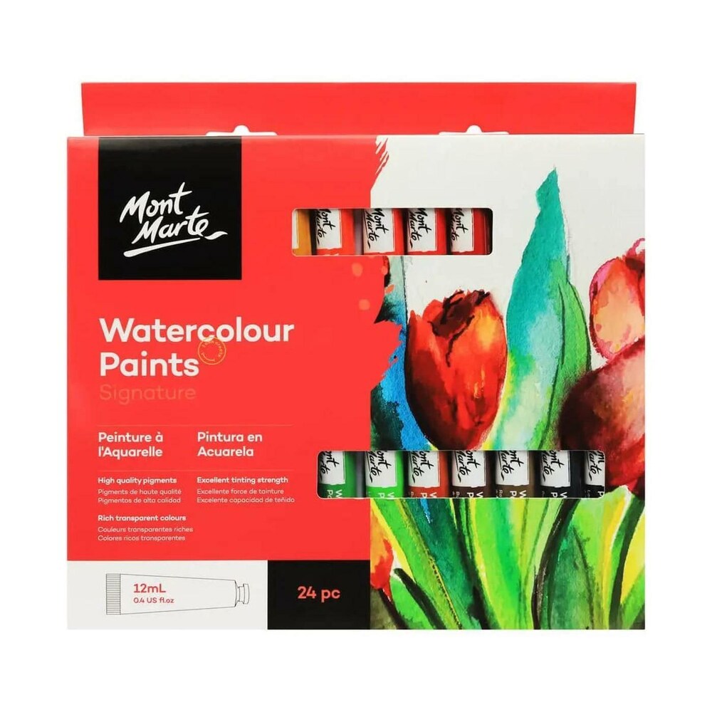 mont-marte-watercolour-paints-24pc-x-12ml-product-images-orvxmppo2tb-p609966201-0-202409160956 Mont Marte watercolour paint 12ml 24pcs. - Image 1