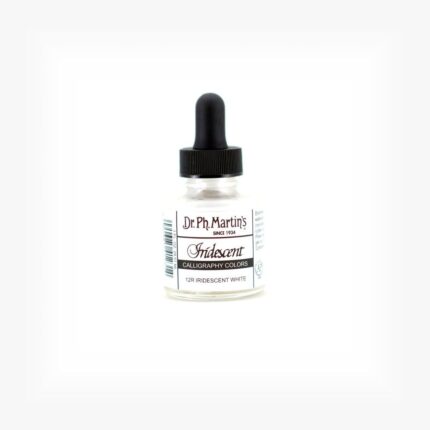 Dr. Ph. Martin's Iridescent Calligraphy Colors Paint - 30 ML Bottle - Iridescent White (12R)