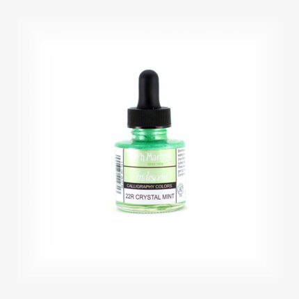 Dr. Ph. Martin's Iridescent Calligraphy Colors Paint - 30 ML Bottle - Crystal Mint (22R)