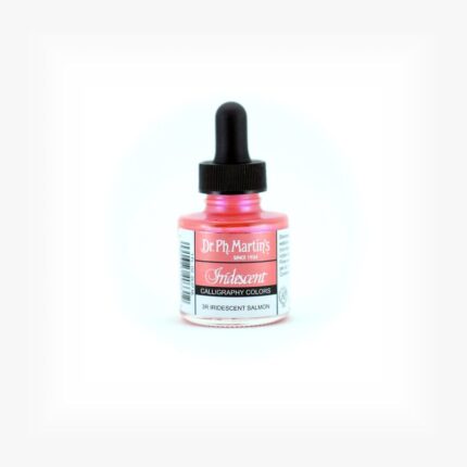 Dr. Ph. Martin's Iridescent Calligraphy Colors Paint - 30 ML Bottle - Iridescent Salmon (3R)
