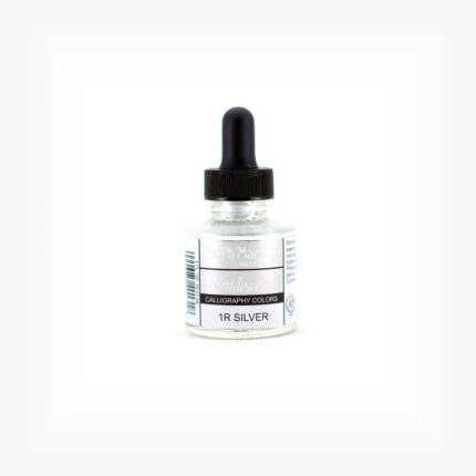 Dr. Ph. Martin's Iridescent Calligraphy Colors Paint - 30 ML Bottle - Silver (1R)