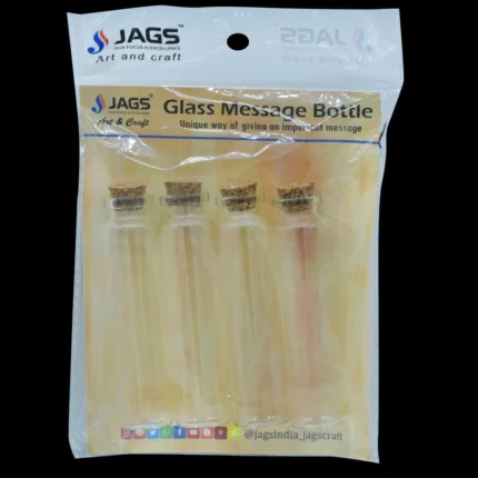 Glass Messages Bottle 4pcs Set