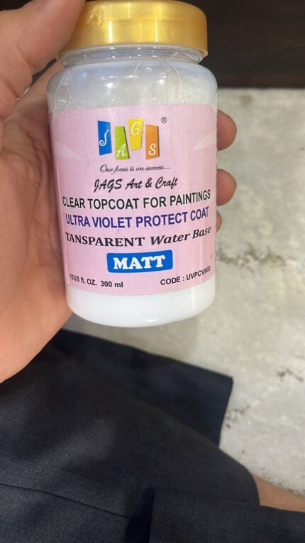 Jags Clear TopCoat UV Protect Matt Finish 300ml