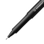 Stabilo | dr!ver Series | Premium Fineliner | Medium | Pack of 5 | Black