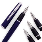Scrikss | Calligraphy | Pen Set | Blue | Medium, 1.1mm, 1.5mm, 2.3mm Nib