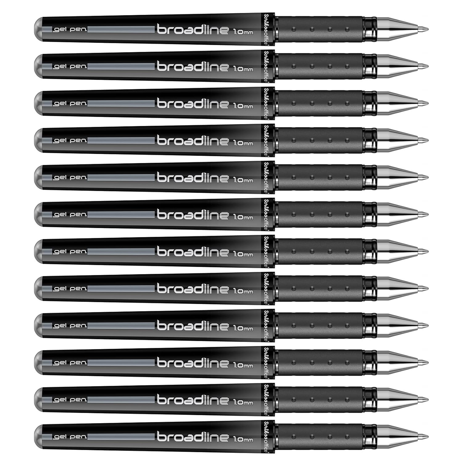 712g-FtCFAL._SL1500_ Scrikss | Office Broadline | 0.1mm | Gel Pen | Black | Pack Of 12