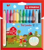 Stabilo | Power | Extra Thick Fibre-Tip | Pack of 12 | Multicolors