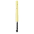 Scrikss Primeo Medium Nib Fountain Pen | 3 Cartridges Included | Stainless Steel Nib & ABS Body | Kiwi Green | in Blister Pack