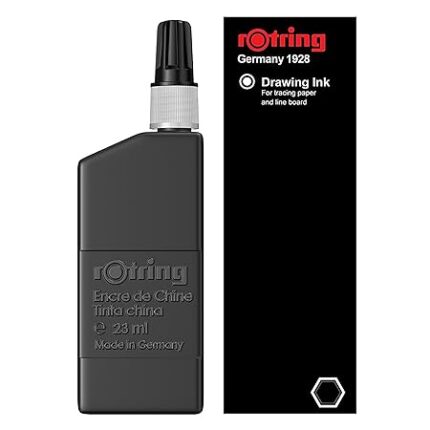 Rotring | Isograph | Drawing Ink | 23 ml | Bottle | Black