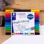 Staedtler Double-Ended Lettering Brush Pens