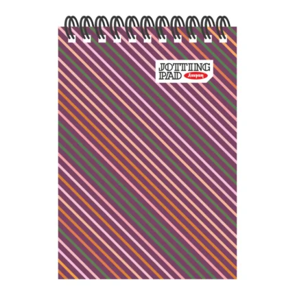Anupam Spiral Jotting Pads-Lined College Ruled Paper Assorted Covers-Spiral Notebook-Memo Pads-100 pages (Pack 5)
