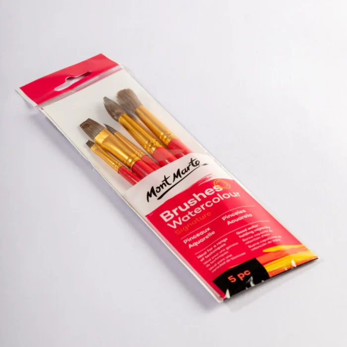 Mont Marte Watercolour Brushes Signature 5pc