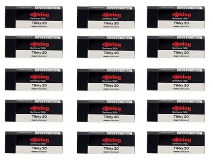 Rotring Tikky Eraser Polymer 15 Pieces