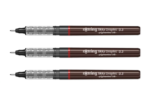 Rotring | Tikky | Graphic Fineliner | Black Pigment Lightfast | 0.3mm | 3 Pen Set