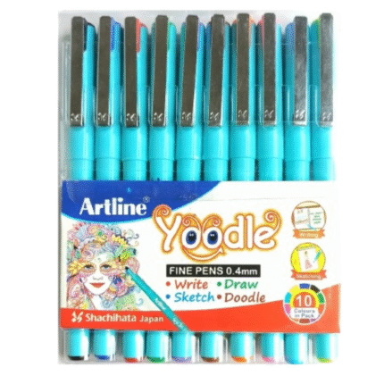 Artline Yoodle Fine Tip Pen-(Pack of 10)