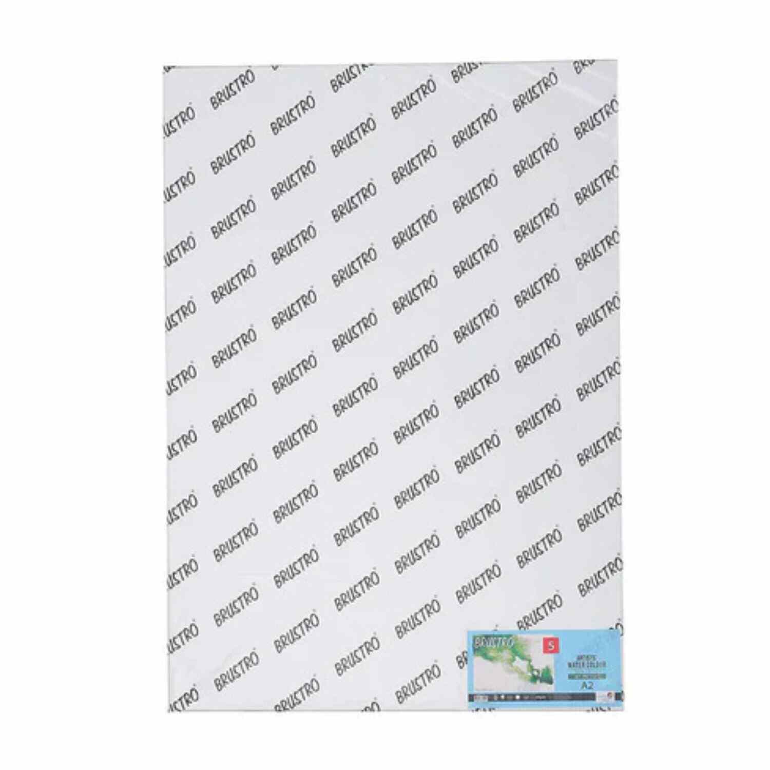 Brustro1212 Brustro Artists’ Watercolour paper 100% cotton HP 300 Gsm A2 (5 Sheets) - Image 1