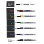 Pentouch Regular Assorted Fine Point 1.00 Mm Marker Set Of 8