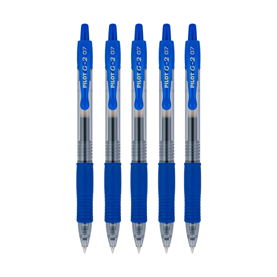 Pilot_G2_0.7mm_Retractable_Roller_Ball_Pen-_Pack_of_5_1 Pilot G2 0.7mm Retractable Roller Ball Pen- Pack of 5