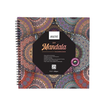 Brustro DIY Mandala Colouring Book