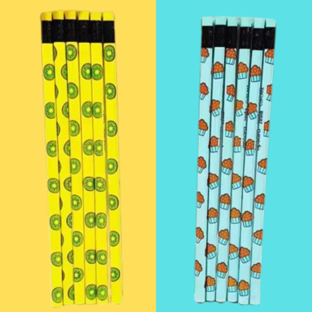 Apsara Zesta Kiwi & Cupcake (2) Apsara Zesta Scented Pencils 2 Unique Fragrances