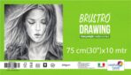 Brustro Artist Drawing Paper Roll 200 Gsm Size 75 cm(30") x10 mtr