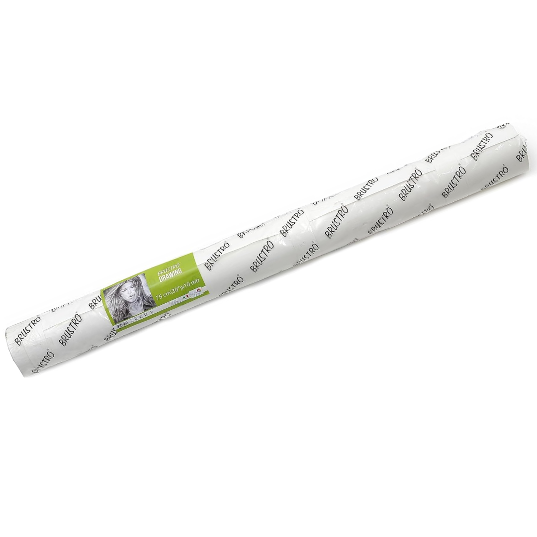 Brustro Artist Drawing Paper Roll 200 Gsm. Size 75 cm Brustro Artist Drawing Paper Roll 200 Gsm Size 75 cm(30") x10 mtr