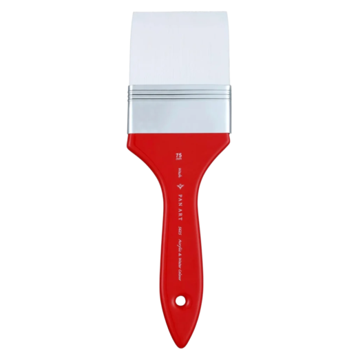 PAN ART Redly 5625 FLAT Wash Short Handle Brush PAN ART Redly 5625 FLAT Wash Short Handle Brush