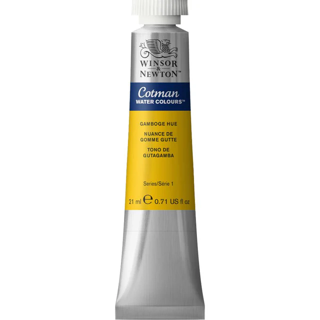 Winsor & Newton Cotman Water Colour - Tube of 21 ML GAMBOGE HUE Winsor & Newton Cotman Water Colour - Tube of 21 ML -