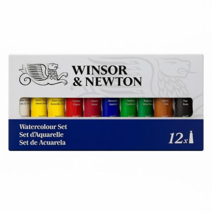 Winsor & Newton Watercolour Paint Set 12 x 10ml Tubes