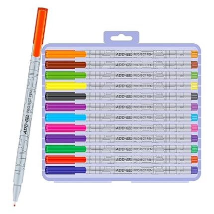 ADD Gel Project Ultra Soft Colour Pens 12 Colours