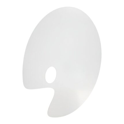 Clear Acrylic Paint Palette Oval 16 inches