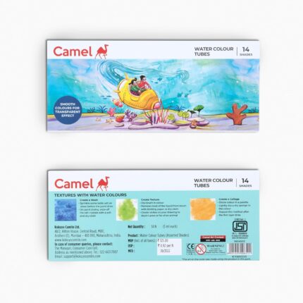 Camel Watercolor Tubes Pack of 14 Vibrant Shades 5ml Each