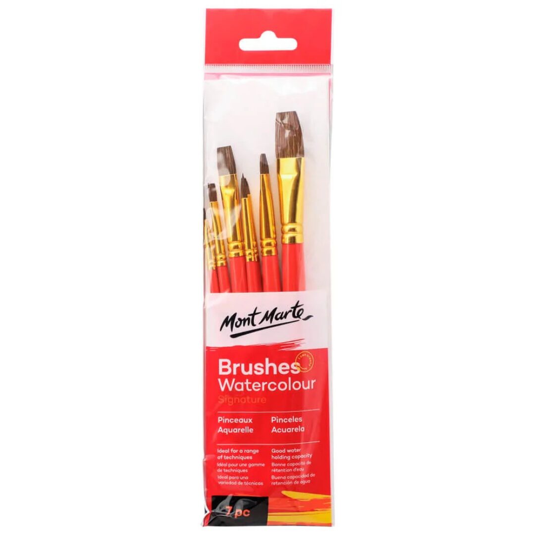 Mont Marte Brushes Watercolour Signature 7pc Mont Marte Brushes Watercolour Signature 7pc